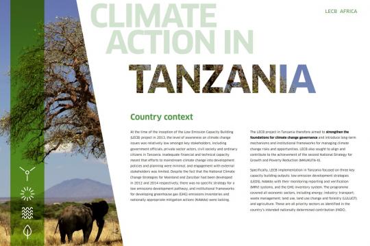 LECB Programme Impact and Results: Tanzania