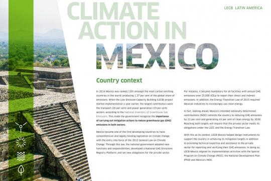 LECB Programme Impact and Results: Mexico