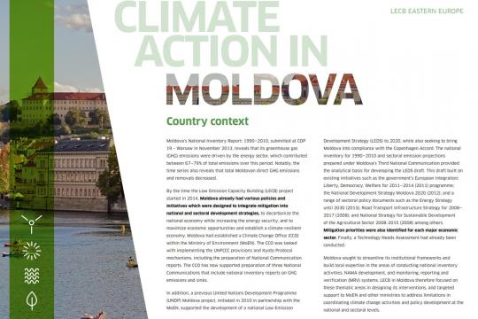 LECB Programme Impact and Results: Moldova