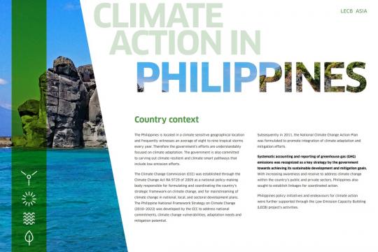 LECB Programme Impact and Results: Philippines