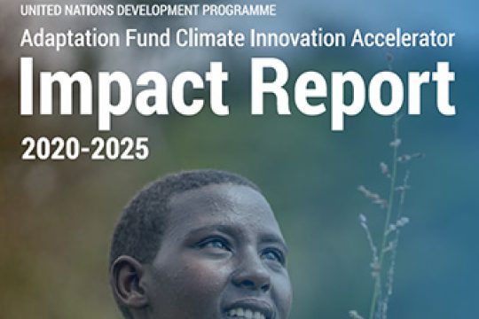 Adaptation Fund Climate Innovation Accelerator Impact Report 