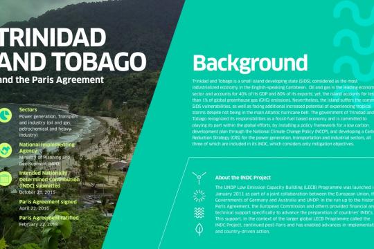 INDC Project Actions and Impacts: Trinidad and Tobago