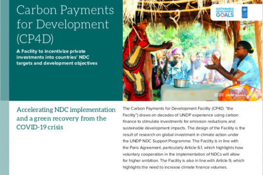 Carbon Payments for Development (CP4D) Brochure