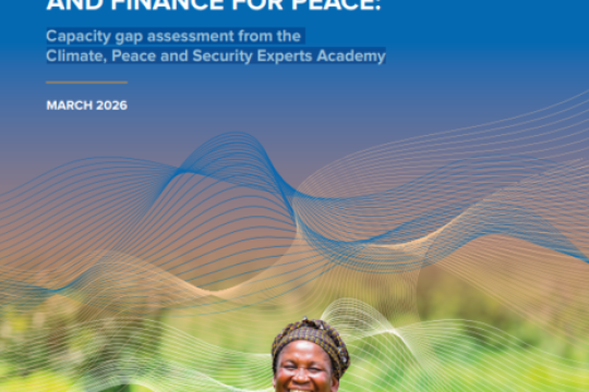 Networking for Climate Policy and Finance for Peace