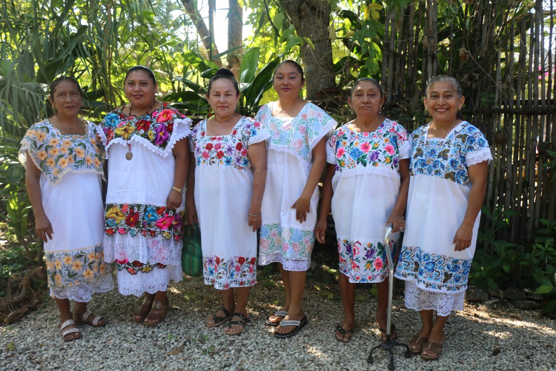 Indigenous Maya women in Yucatán, Mexico.