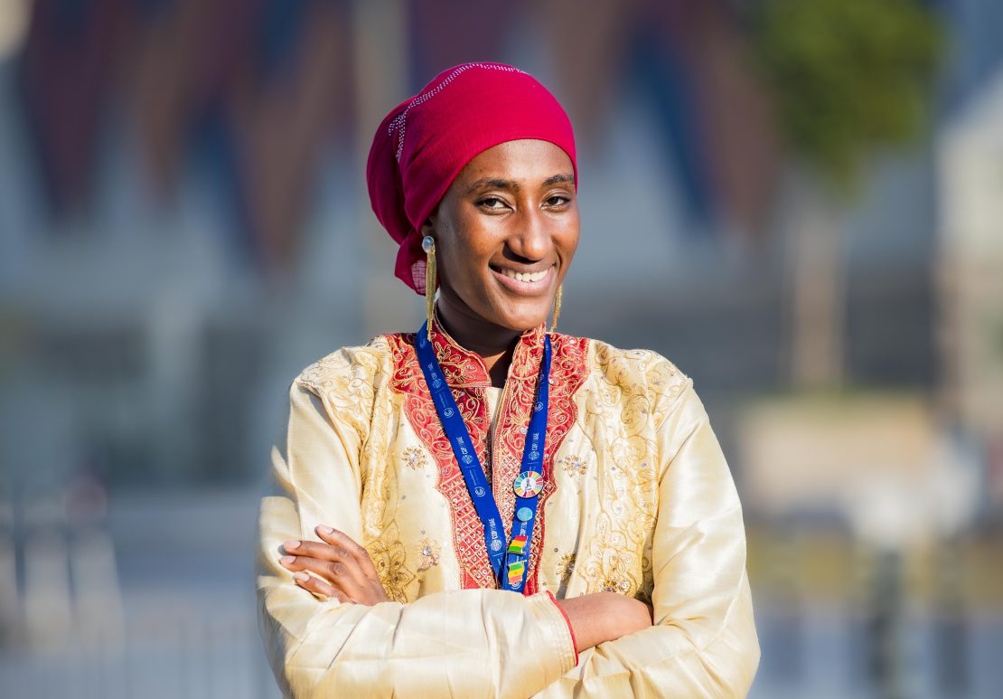 Rokiatou Traoré à la COP28 à Dubaï.