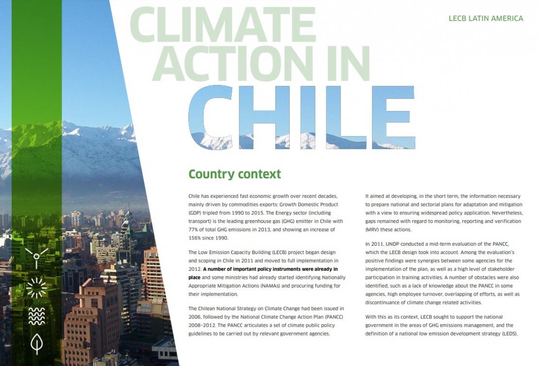 LECB Programme Impact and Results: Chile