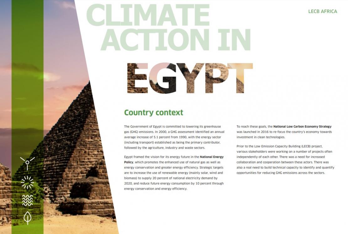 LECB Programme Impact and Results: Egypt