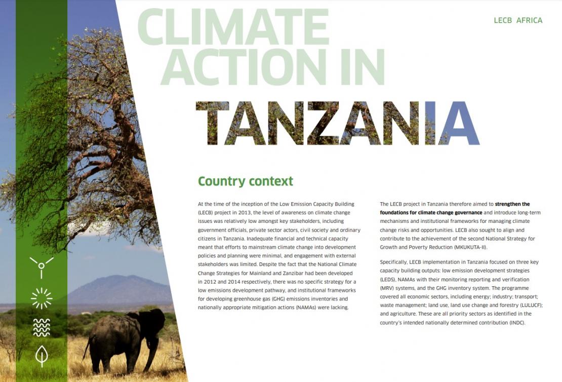 LECB Programme Impact and Results: Tanzania