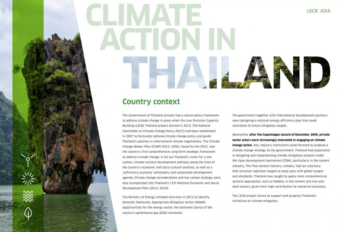 LECB Programme Impact and Results: Thailand