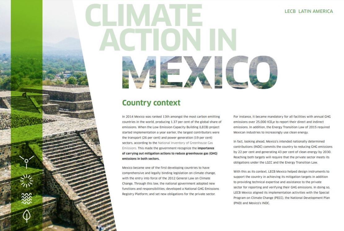 LECB Programme Impact and Results: Mexico