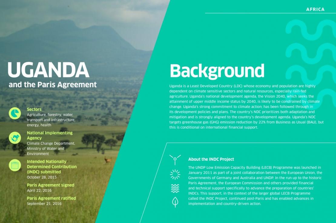 INDC Project Actions and Impacts: Uganda