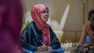 Khowla Mohamed, coordinator of the UNDP-supported Alternative Dispute Resolution Centre in Baidoa, Somalia.