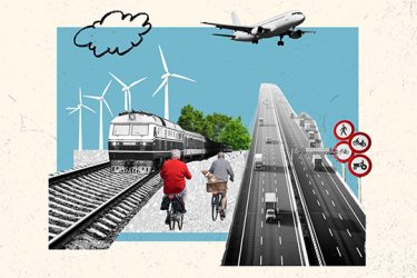 What is sustainable transport and what role does it play in tackling climate change?