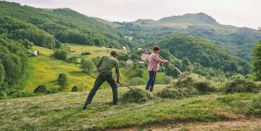 Farmers working in eco-tourism in Bosnia and Herzegovina