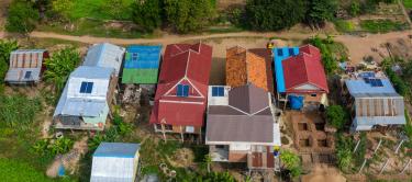 Solar panels in Cambodia