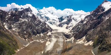 Melting glaciars in Kyrgyz Republic
