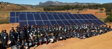 Solar panels in Madagascar