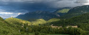 Paisaje de montaña en San Vicente y las Granadinas