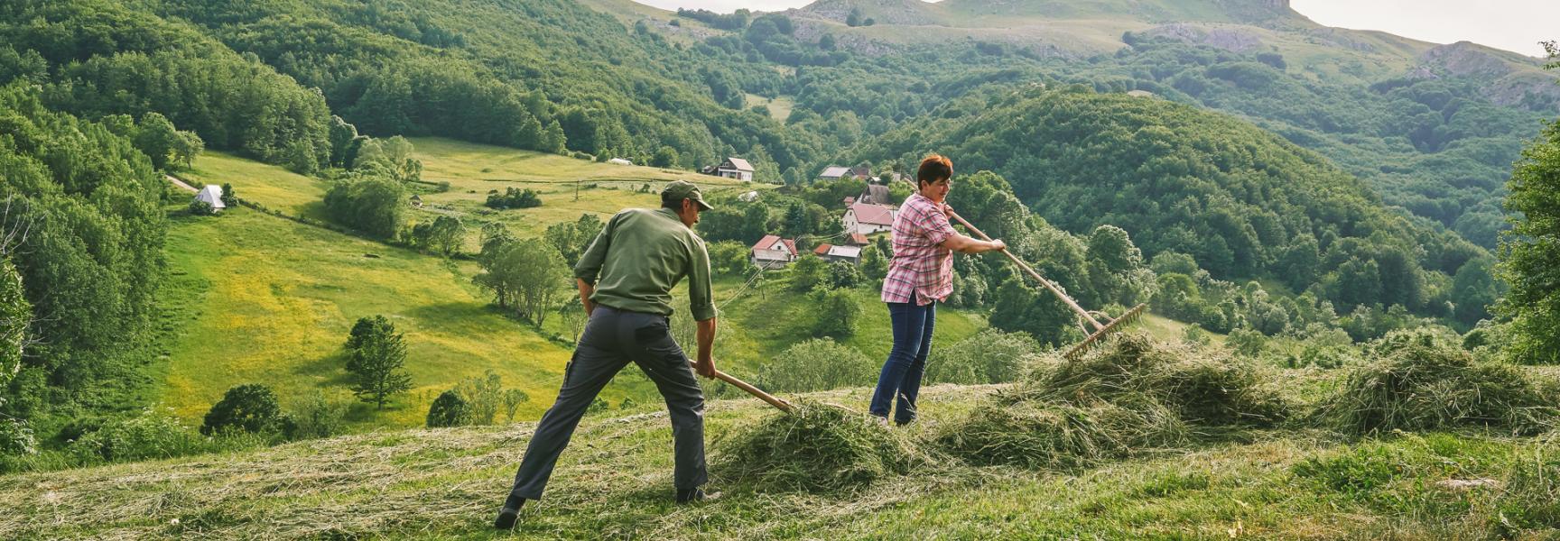 Farmers working in eco-tourism in Bosnia and Herzegovina