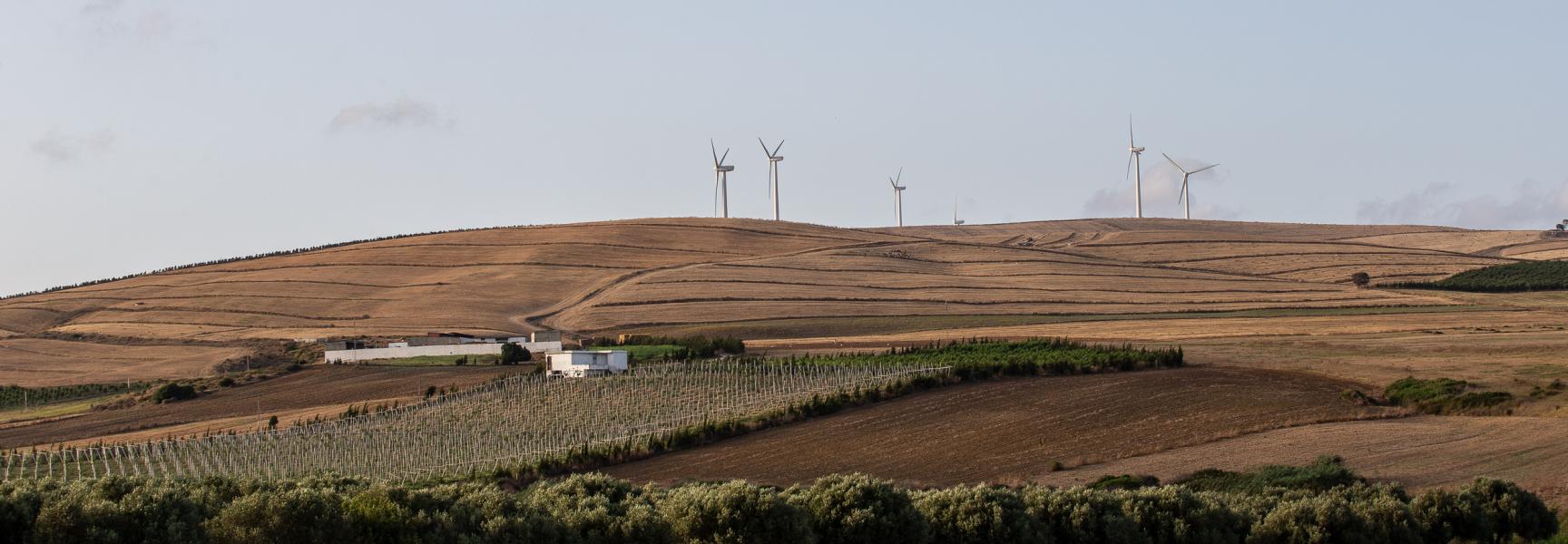 Wind turbines in Tunisia